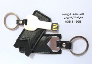 فلش مموری طرح کلید همراه با کیف