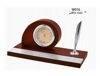 ساعت و جاقلمی رومیزی W016