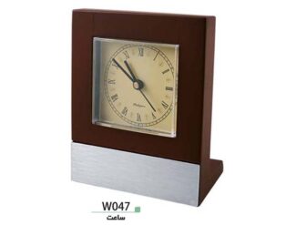 ساعت چوبی رومیزی W047 ساعت چوبی رومیزی W047