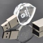 فلش مموری کریستالی طرح قلب فلش مموری کریستالی طرح قلب