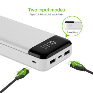 پاوربانک 10000 میلی آمپر ABS