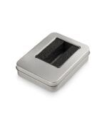 جعبه فلزی بزرگ فلش مموری 12×9 نقره ای